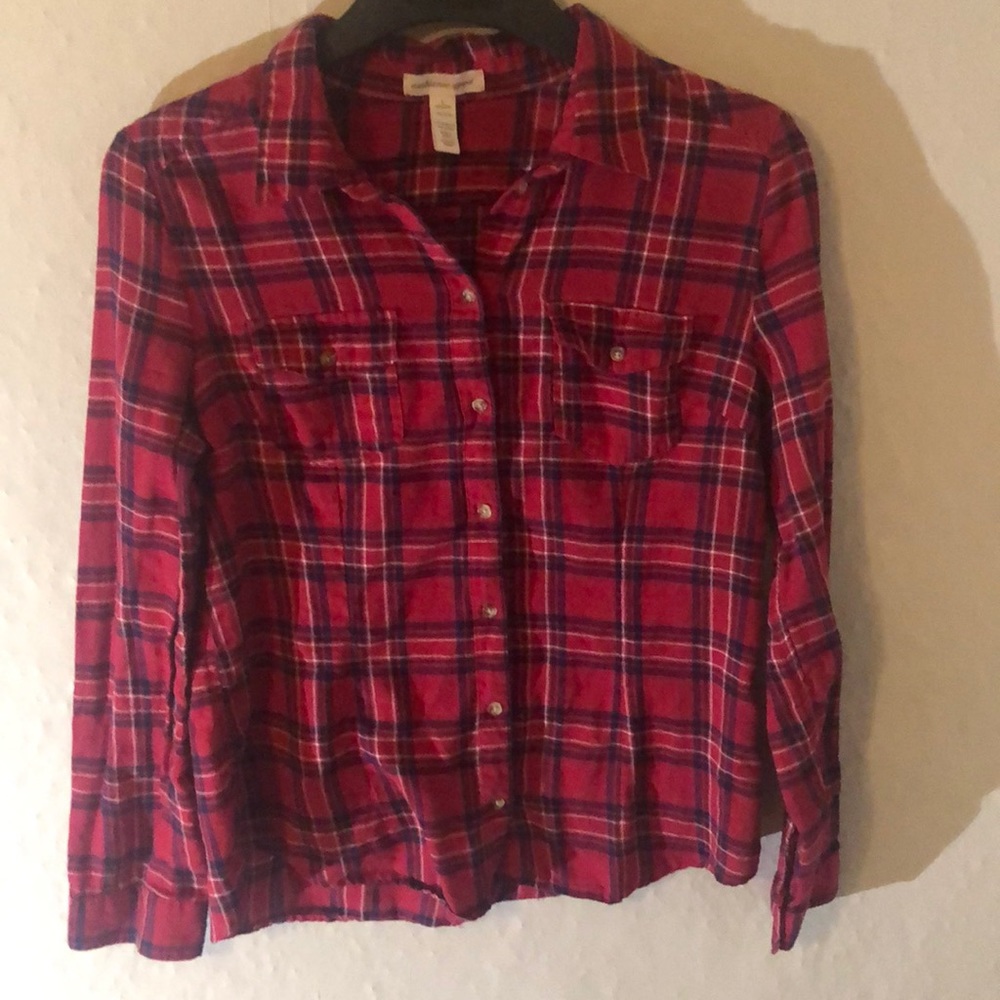 Red and Black Long-Sleeve Flannel - Picture 2 of 9